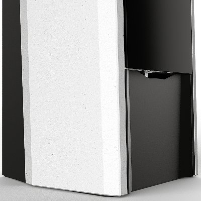 The intriguing curved surfaces of the T-ART highlight its extraordinary dynamics.