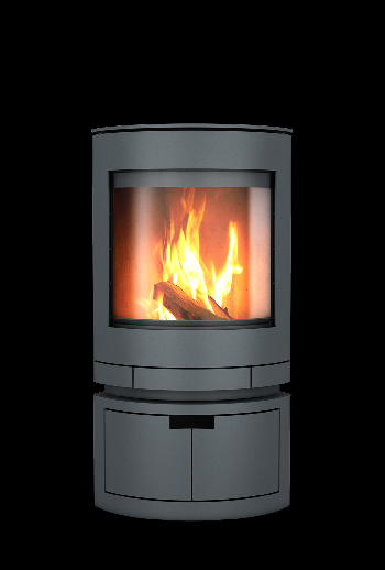 Skantherm Emotion S - compartiment à bois avec porte