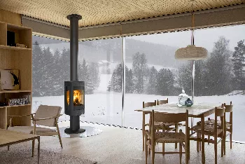 Verre De Remplacement Incurvé Pour Poêle Jotul F 373 C – 535mm X 360mm, Neuf VOYTO