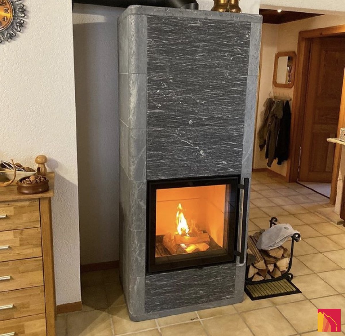 Masonry heater Tulikivi Salvo S - Carron-Lugon
