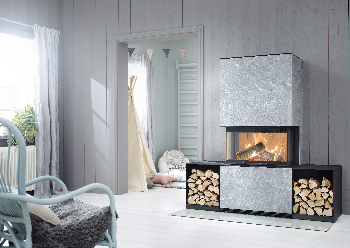 Contura i51T avec rangement bois