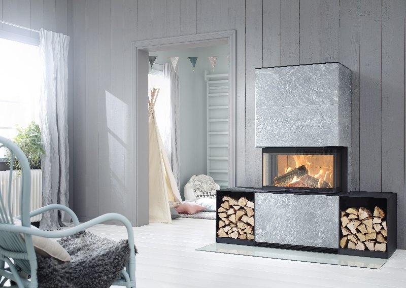 Contura i51T con deposito di legno