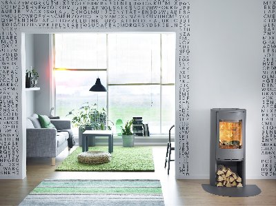 Contura 510 grigio - Porta in ghisa, piastra superiore in ghisa