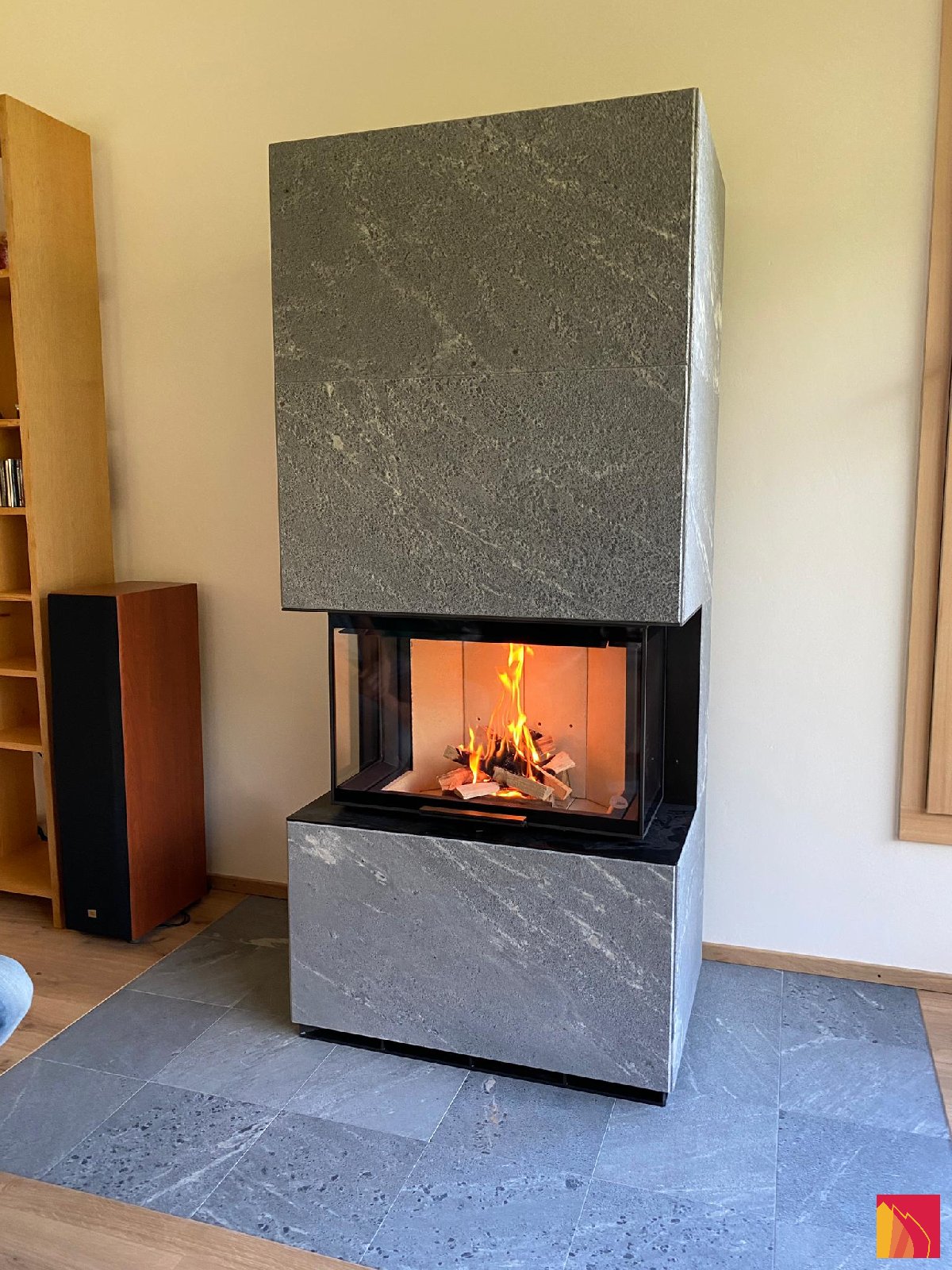 Tulikivi Lako wood stove - Carron-Lugon