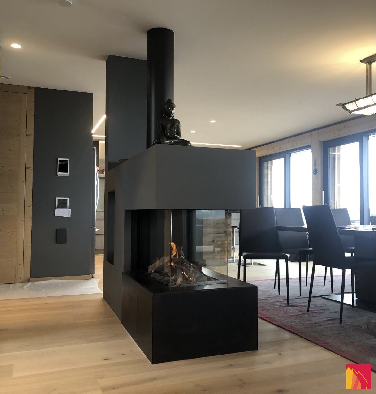 Kalfire GP85/50R Gas Fireplace - Carron-Lugon