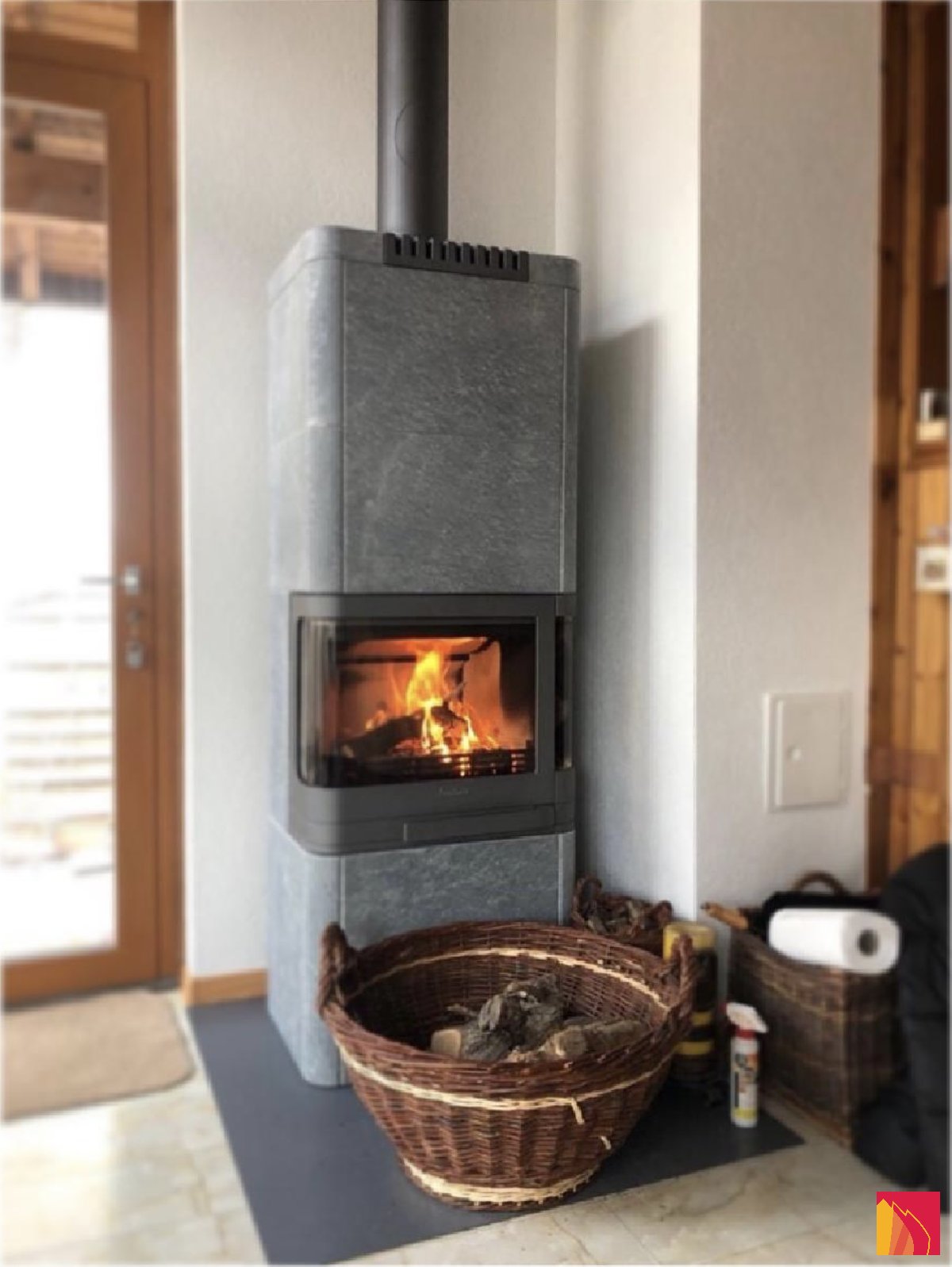 Contura 26T wood-burning stove high version - Carron-Lugon