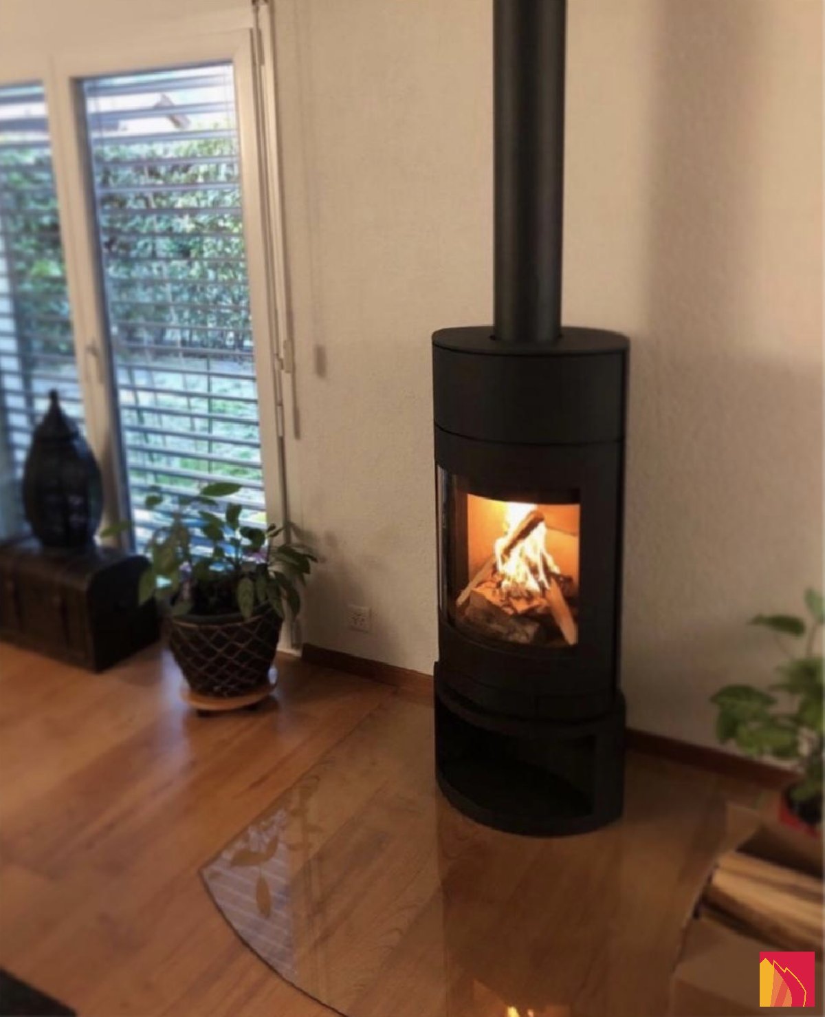 Wood-burning stove Skantherm Emotion M - Carron-Lugon