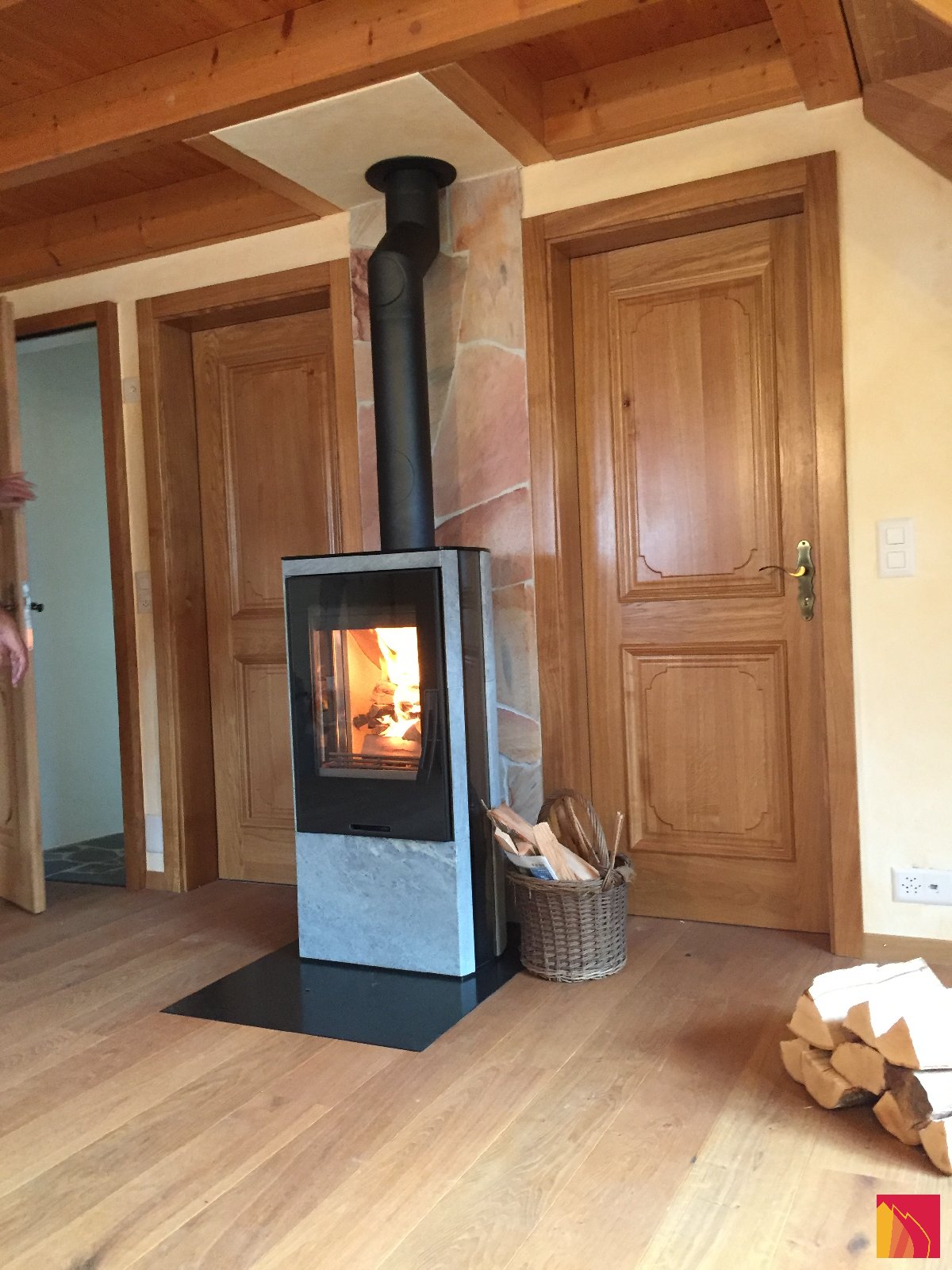 Contura 35T wood stove low version - Carron-Lugon