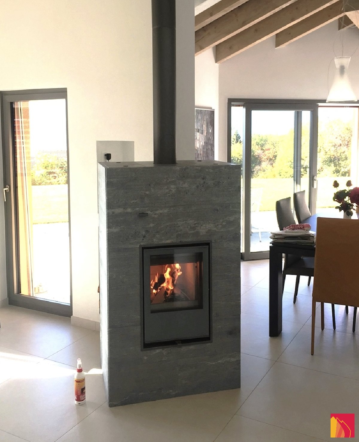 Masonry heater Tulikivi Hiisi 4 - Carron-Lugon