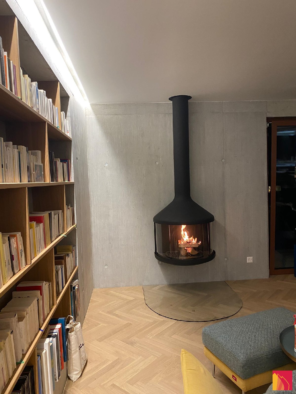 Wall fireplace Focus Hubfocus - Carron-Lugon