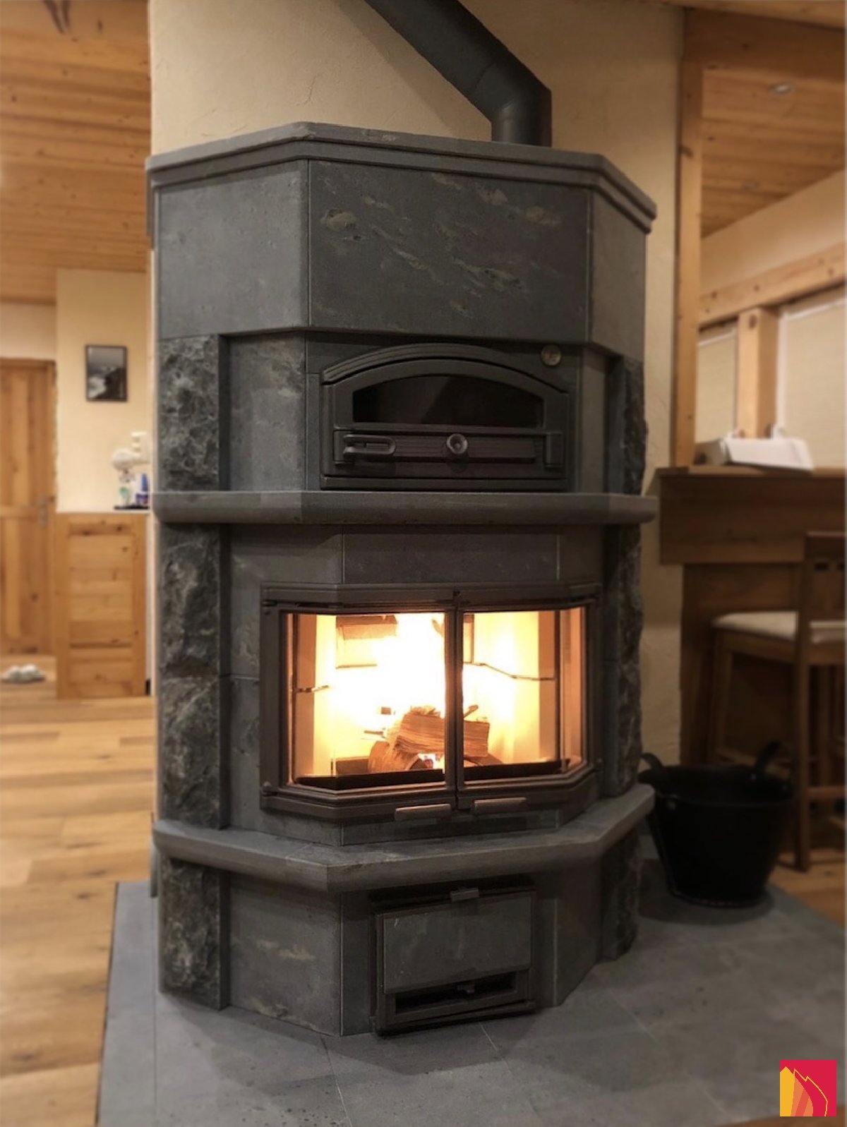 Masonry heater Tulikivi TLU2637/11 - Carron-Lugon