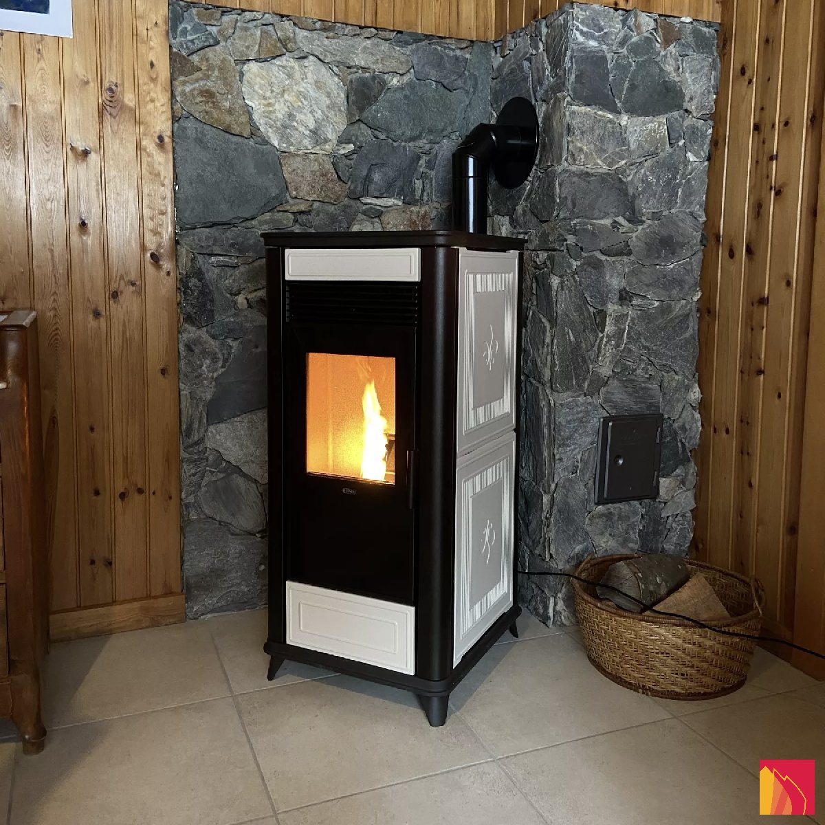 Klover Class 90 pellet stove - Carron-Lugon