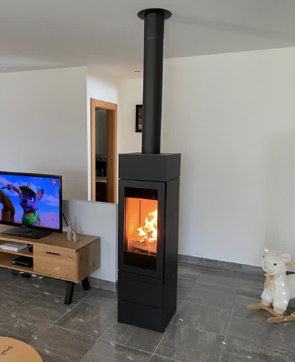 Houtkachel Skantherm Elements front - Carron-Lugon