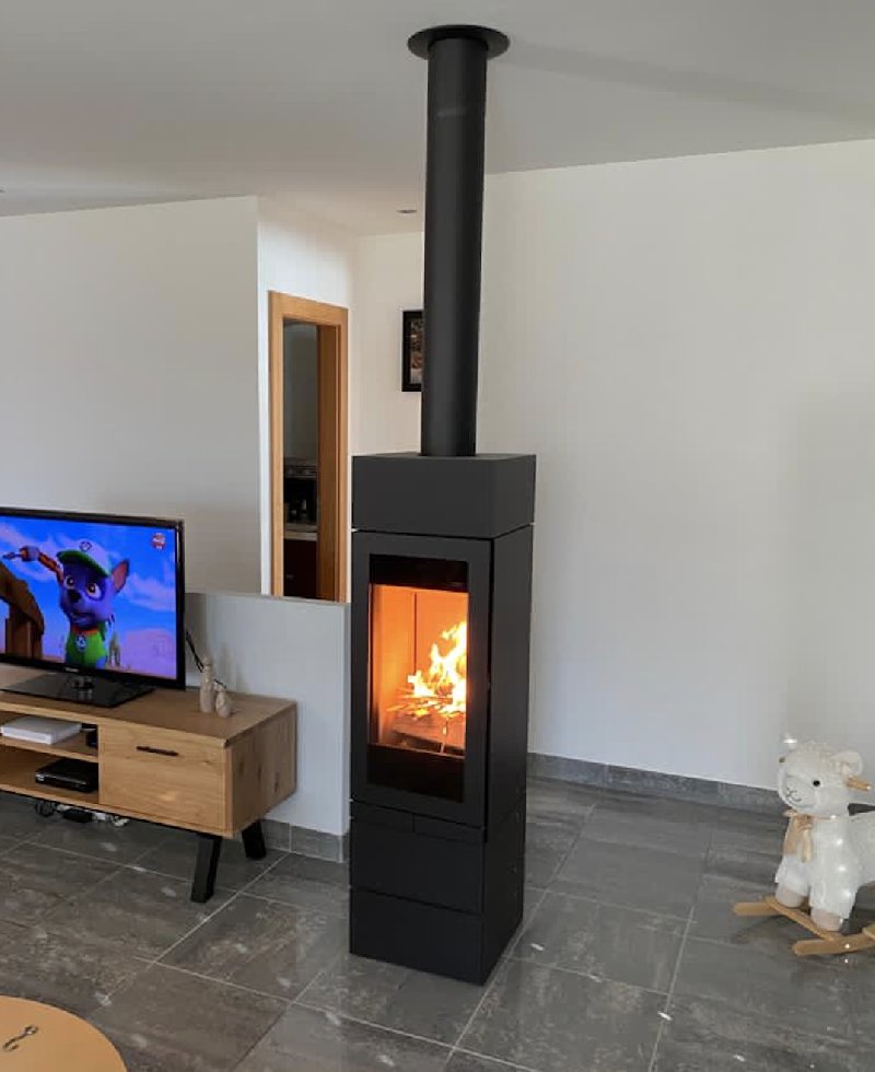Houtkachel Skantherm Elements front - Carron-Lugon