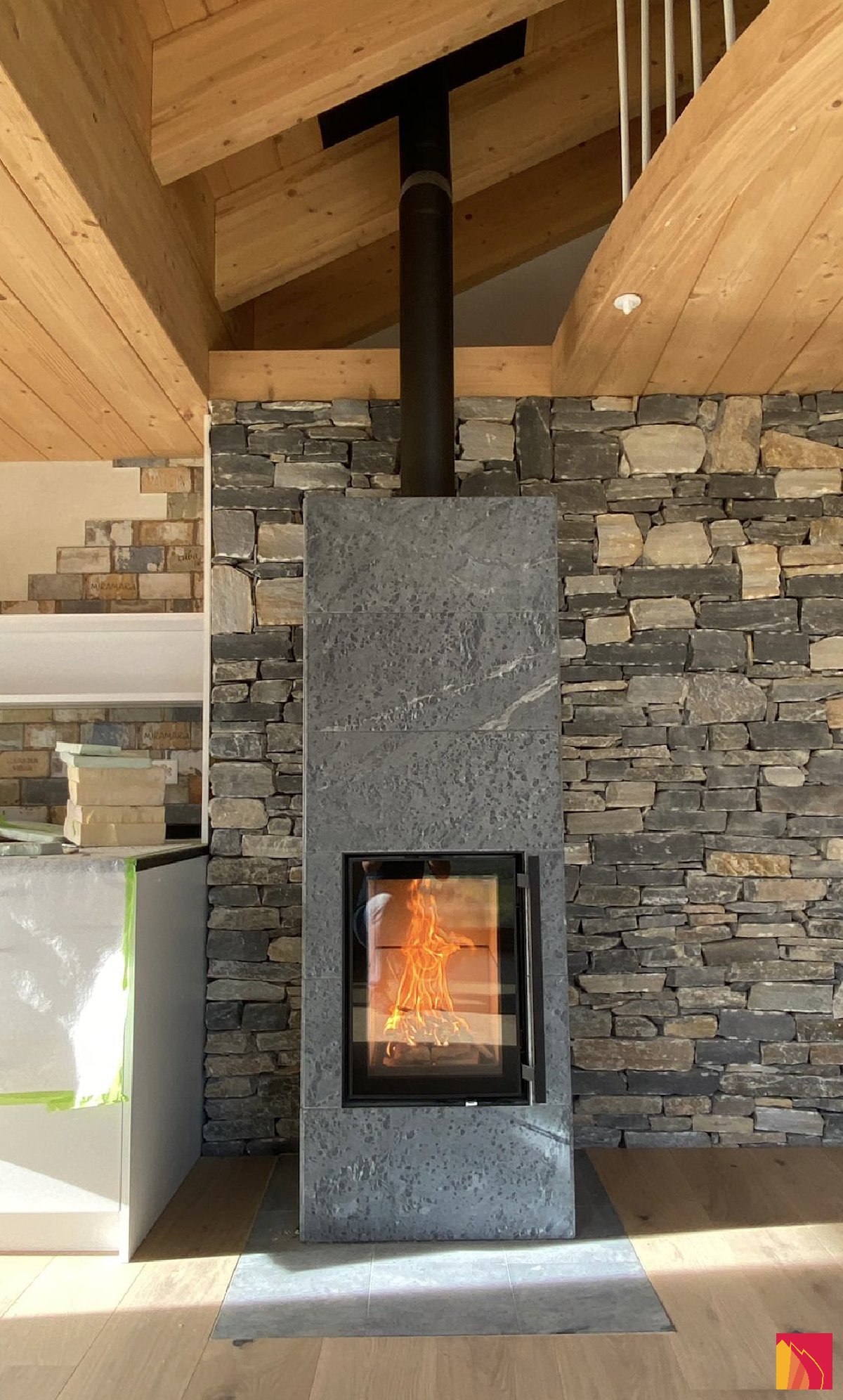 Masonry heater Tulikivi Koli S - Carron-Lugon