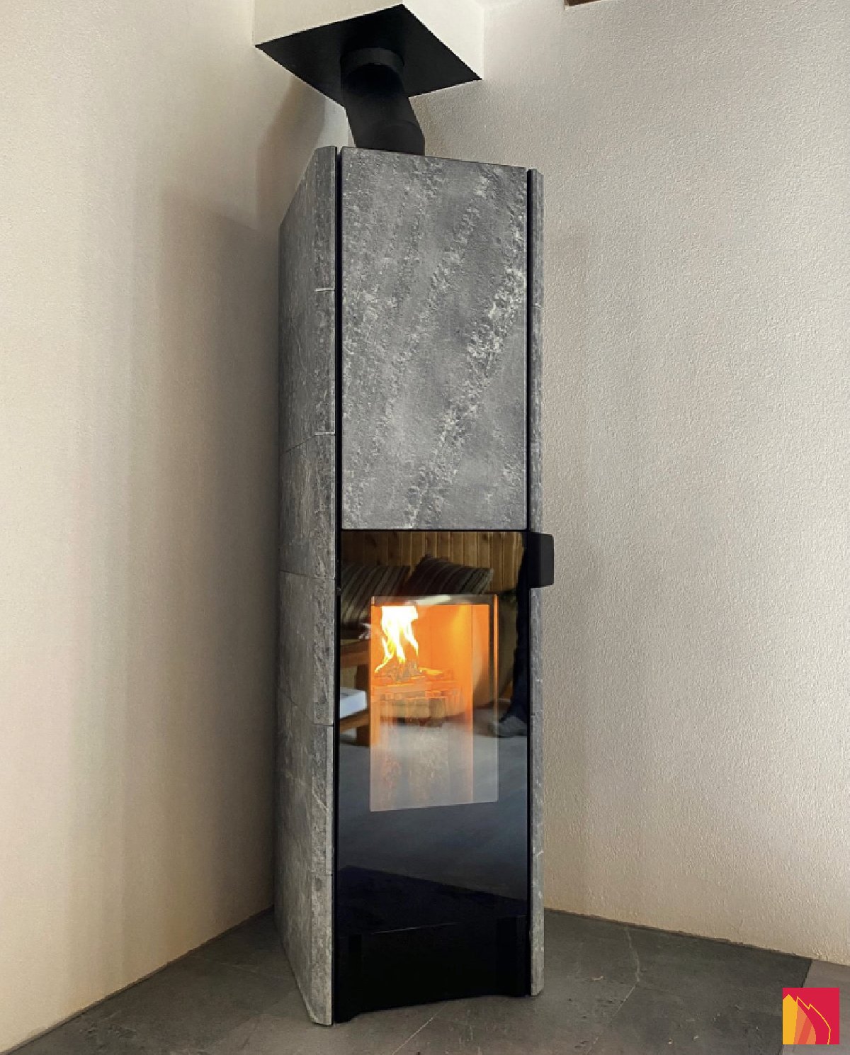 Tonwerk T-Line storage stove (raised version) - Carron-Lugon