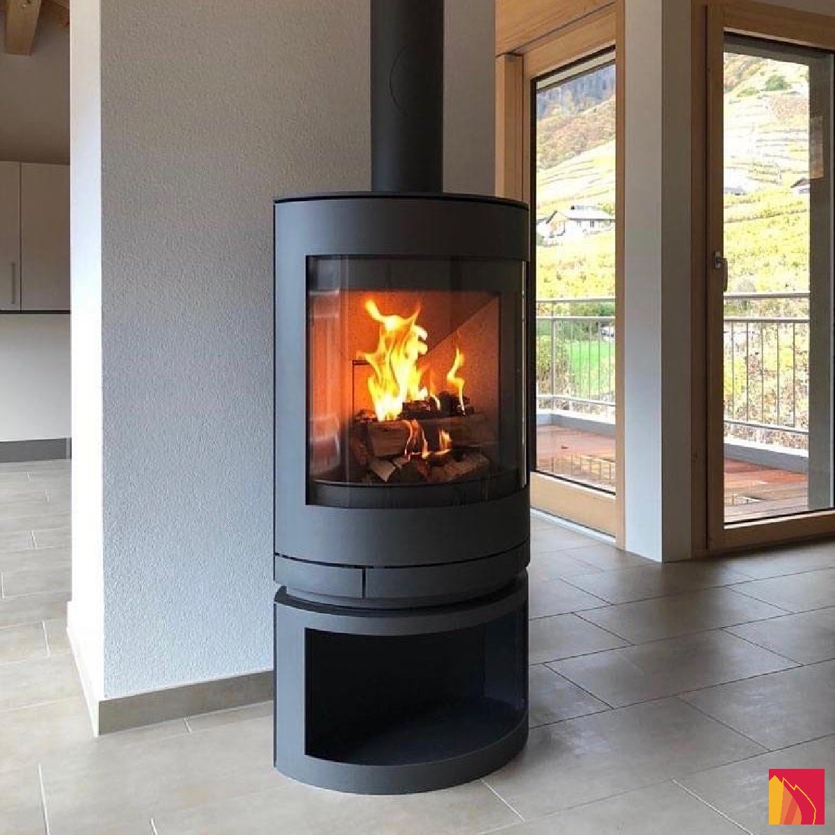 Wood-burning stove Skantherm Emotion M - Carron-Lugon