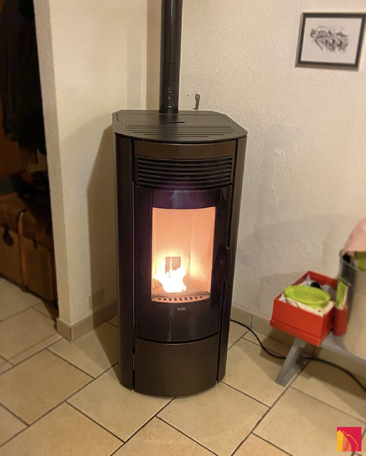 Klover Rea 100 Pellet Stove - Carron-Lugon