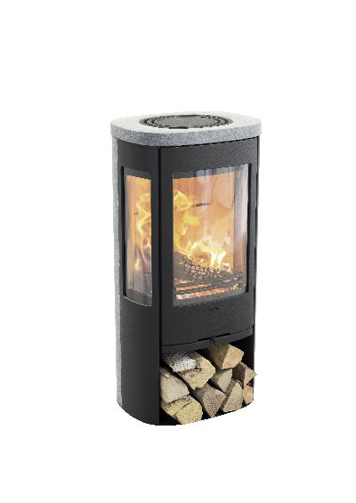 Contura 856 zwart - Gietijzeren deur
