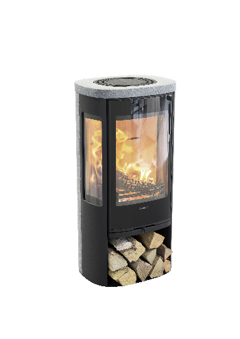 Contura 856 noir - Porte en verre