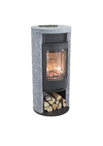 Contura 620T zwart - Gietijzeren deur