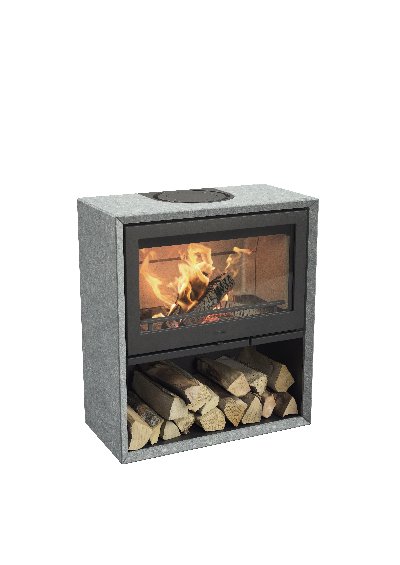 Contura 320T met gietijzeren deur