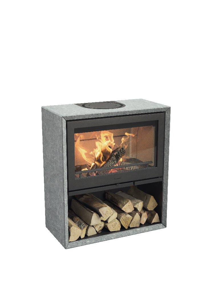 Contura 320T avec porte en fonte