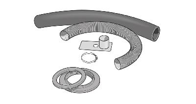 External air connection for turntable