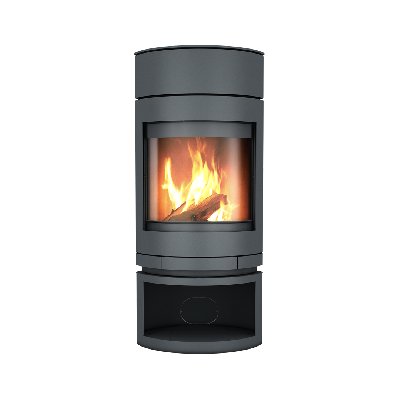 Skantherm Emotion S met houtcompartiment met batterijmodule