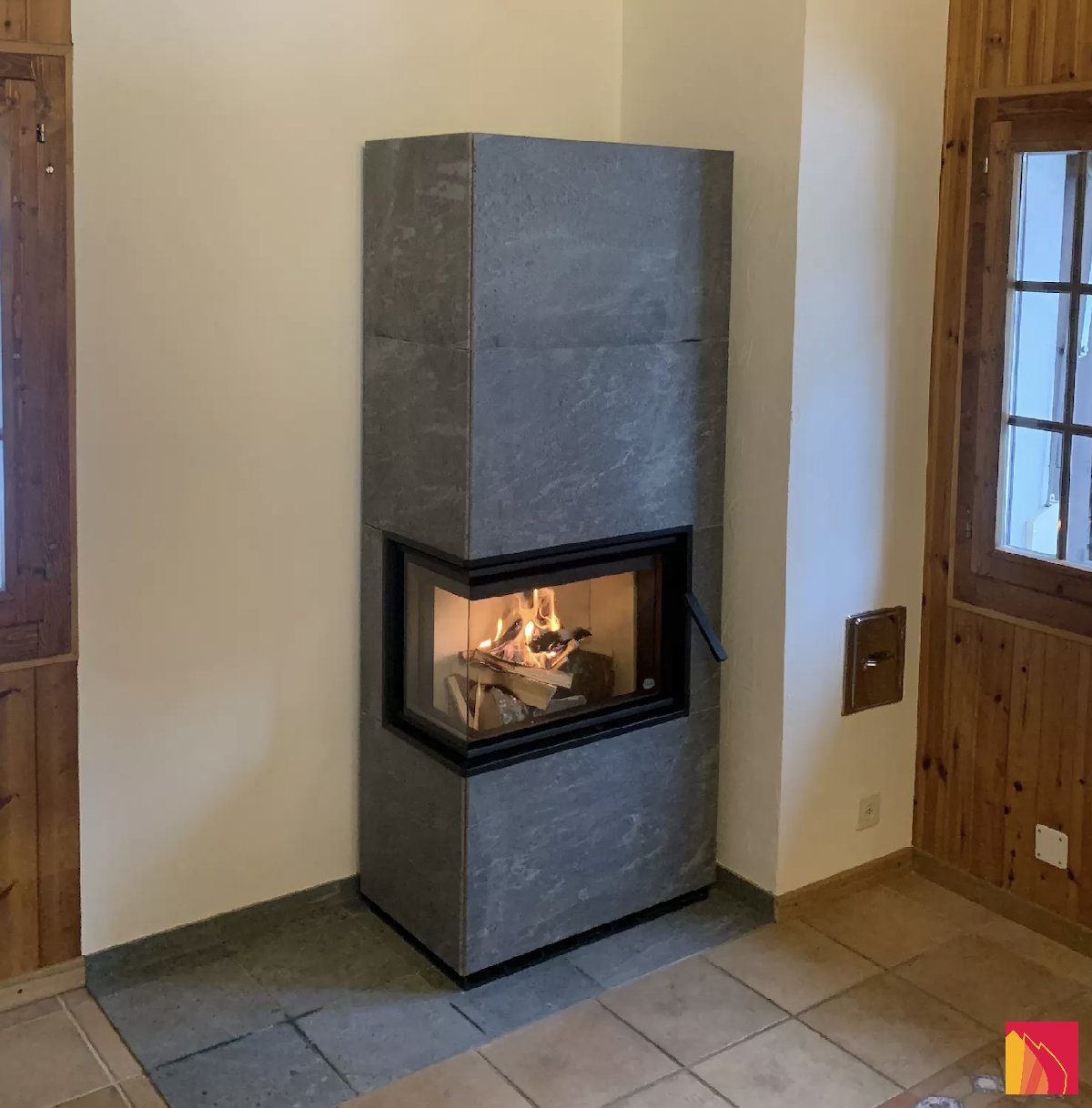Tulikivi Jokka wood stove - Carron-Lugon