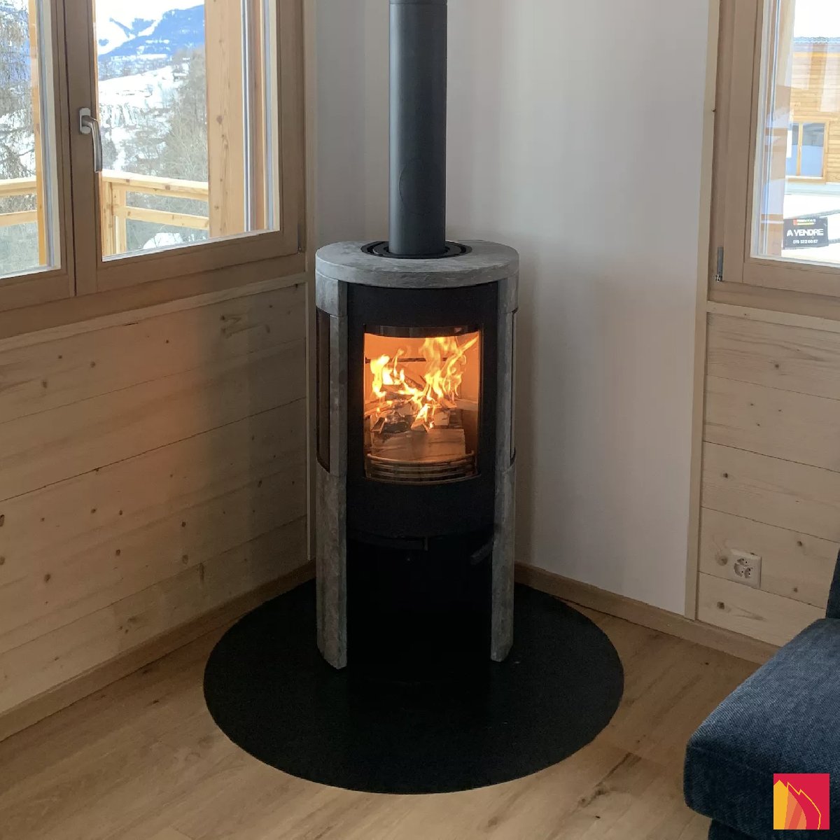 Contura 556T Wood Stove - Carron-Lugon