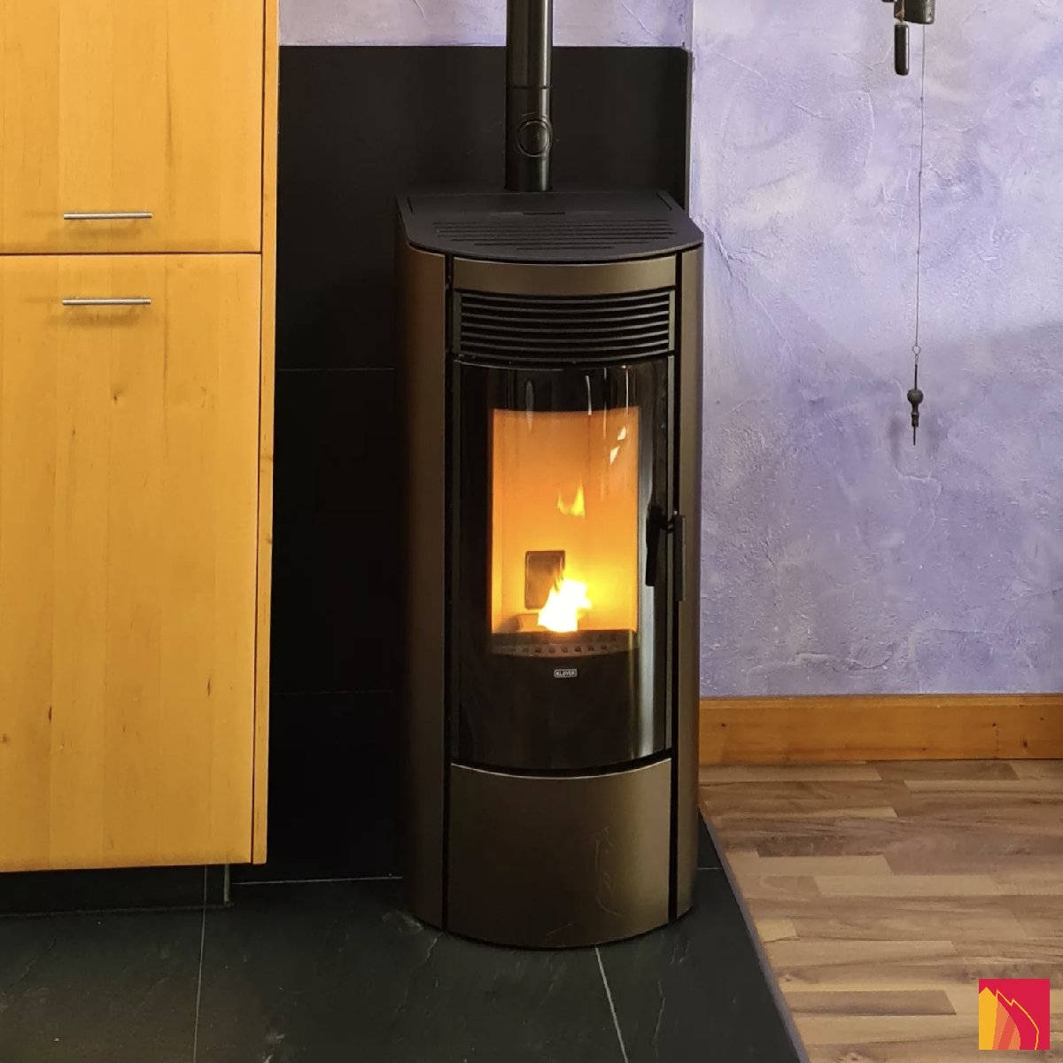 Klover Rea 100 Pellet Stove - Carron-Lugon
