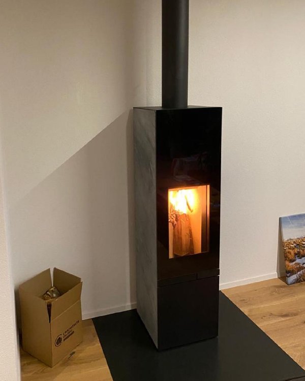 Houtkachel Tonwerk T-Two Stone - Carron-Lugon