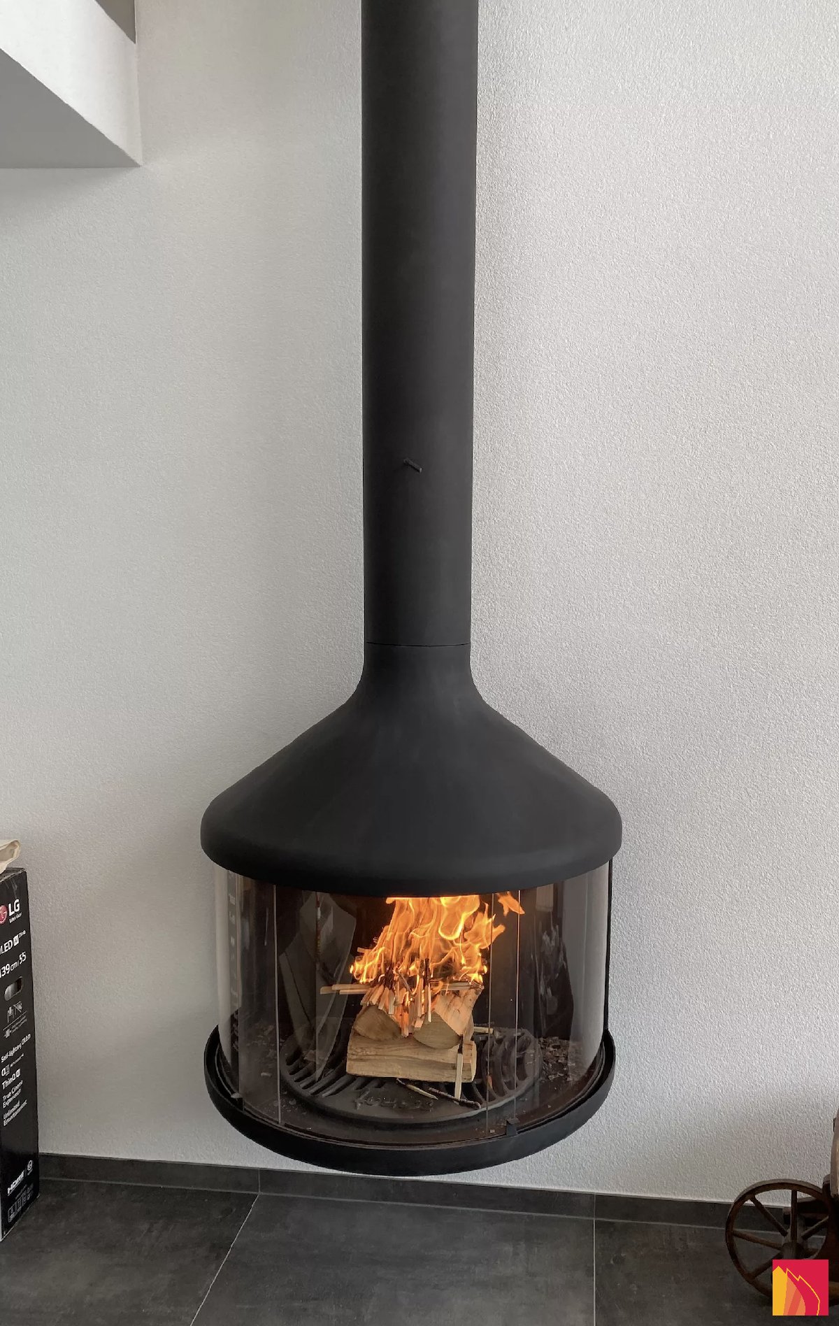 Wall fireplace Focus Hubfocus - Carron-Lugon