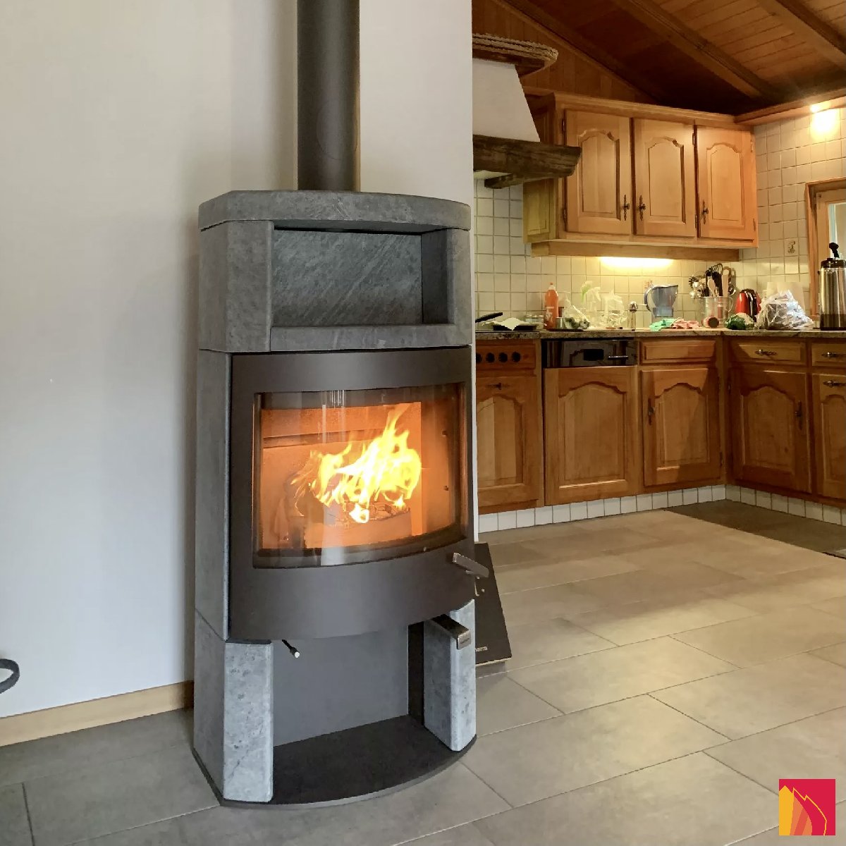 Skantherm Ator+ wood stove - Carron-Lugon