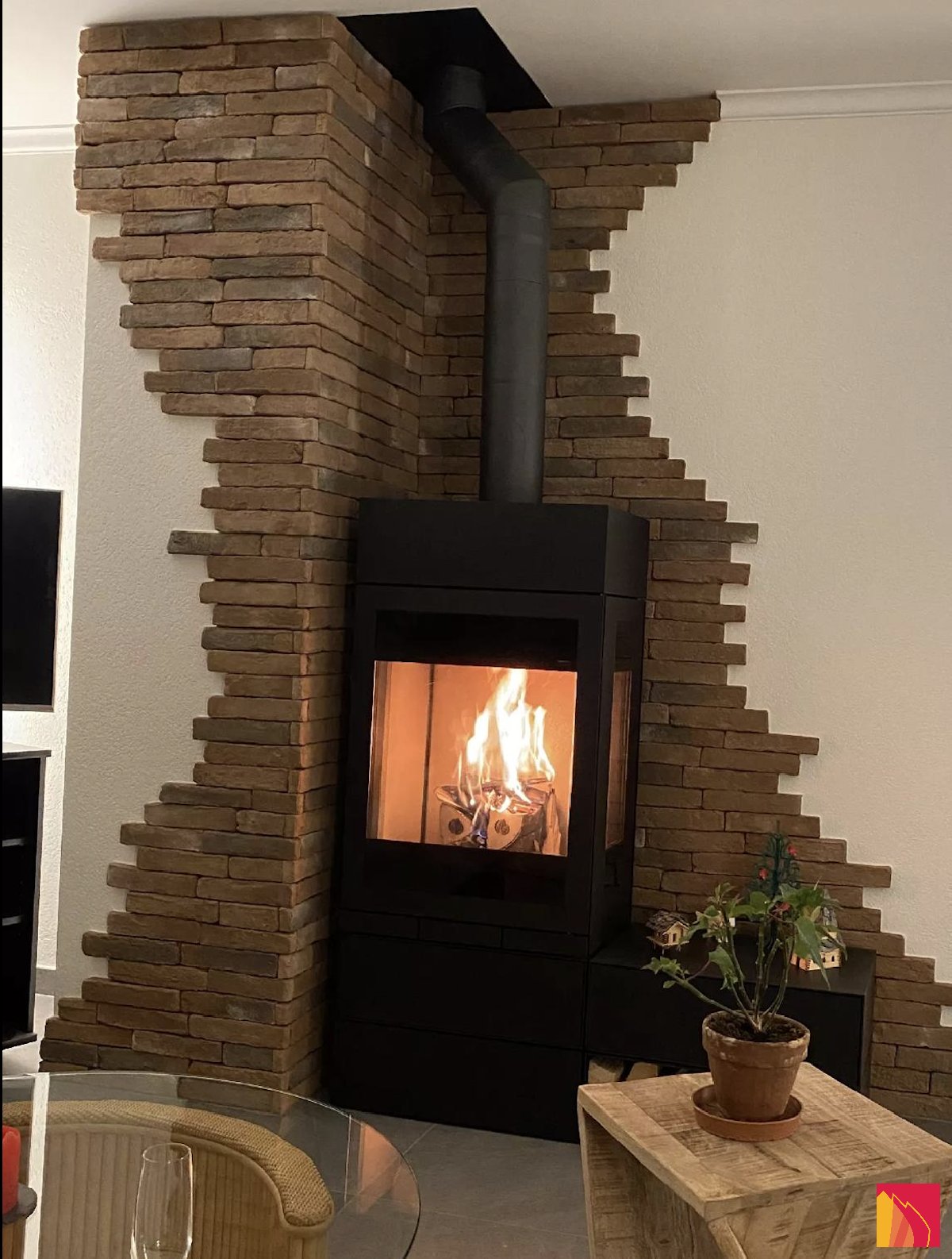 Wood-burning stove Skantherm Elements 603 2S - Carron-Lugon