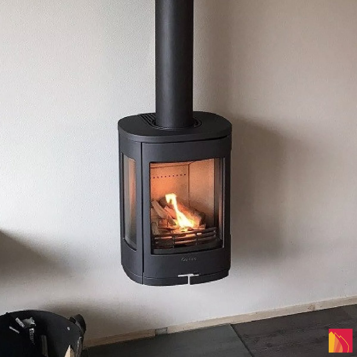 Contura 856W Wall Mounted Wood Stove - Carron-Lugon