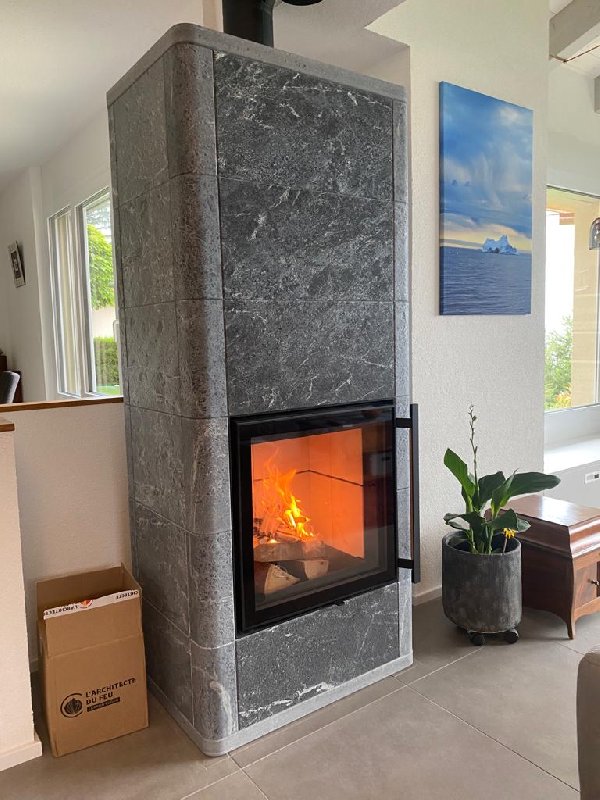 Tulikivi Salvo S metselverwarming  - Carron-Lugon