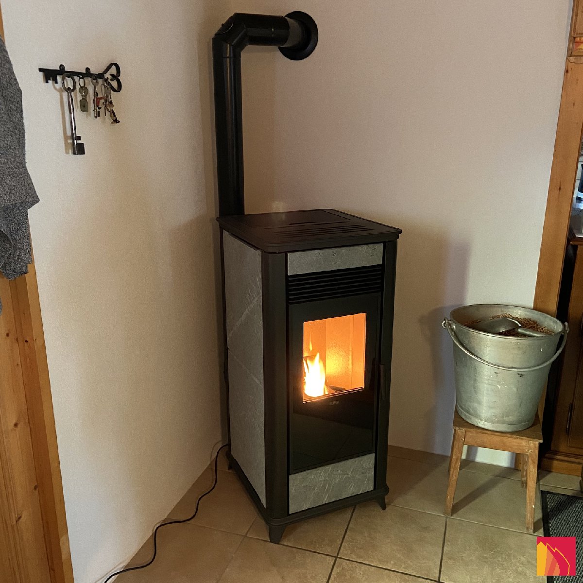Pellet stove Klover Class 90 Pierre Ollaire - Carron-Lugon