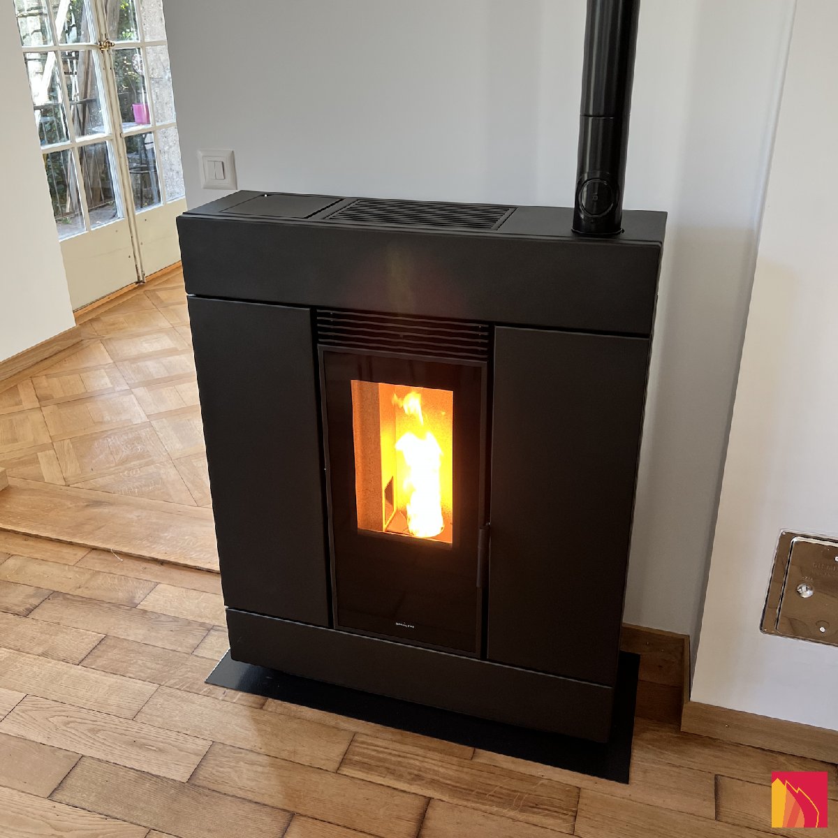 Klover Diva Duo Pellet Stove - Carron-Lugon