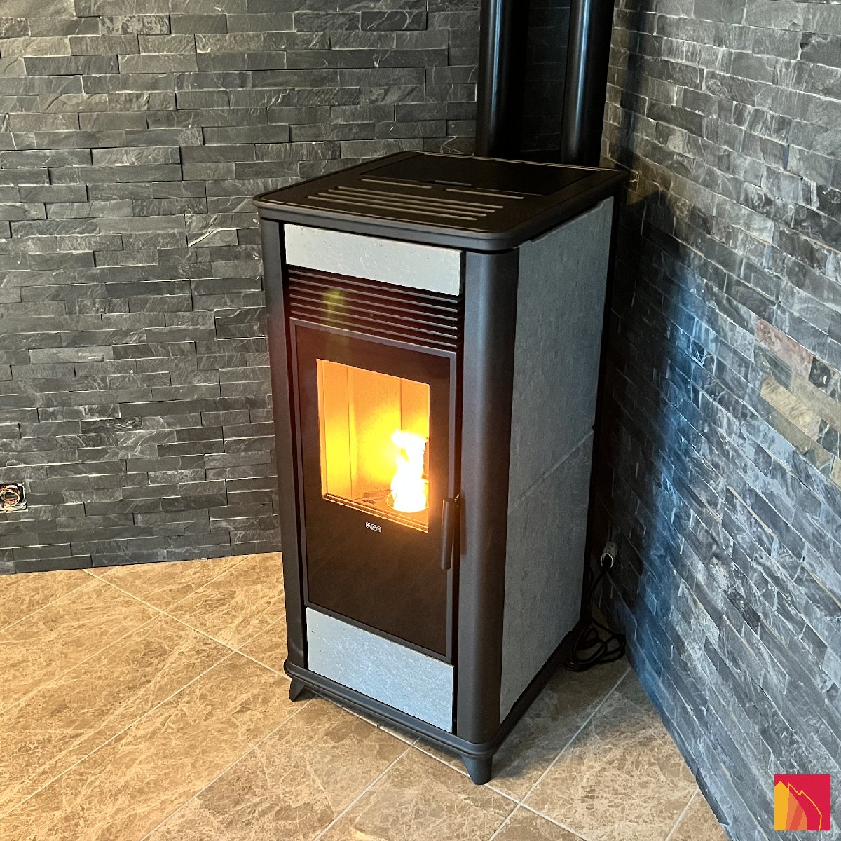 Pellet stove Klover Class 90 Pierre Ollaire - Carron-Lugon
