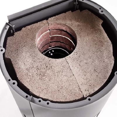 Additional heat storage units with convection damper