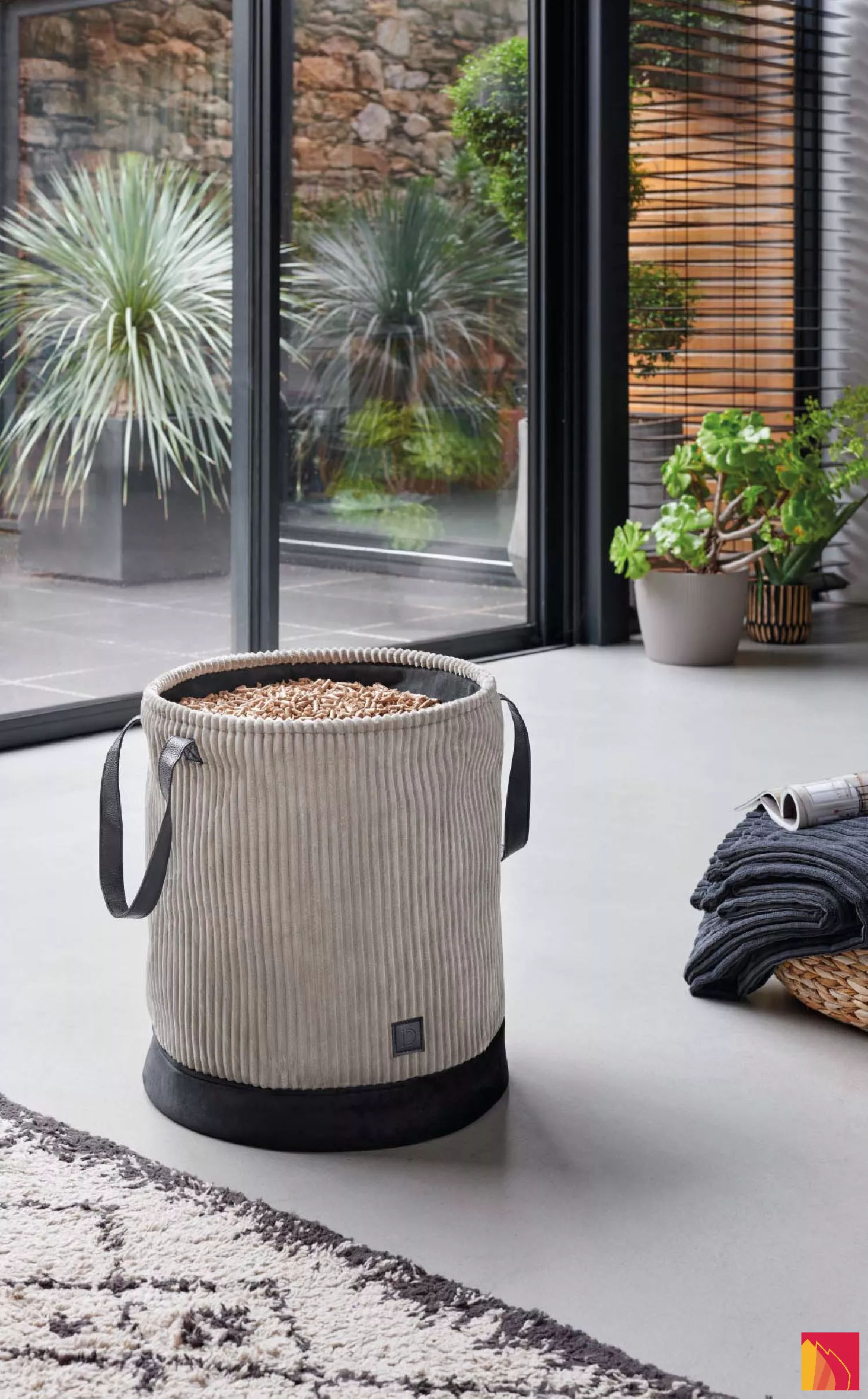 Pellet/houten mand - Hout Opslag