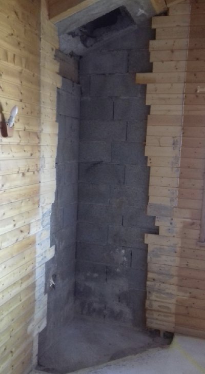 Vervanging van een open haard door een houtkachel - Carron-Lugon