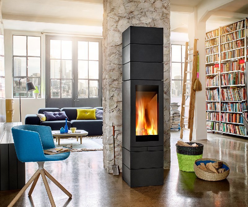 Skantherm Elements 400 front wood stove