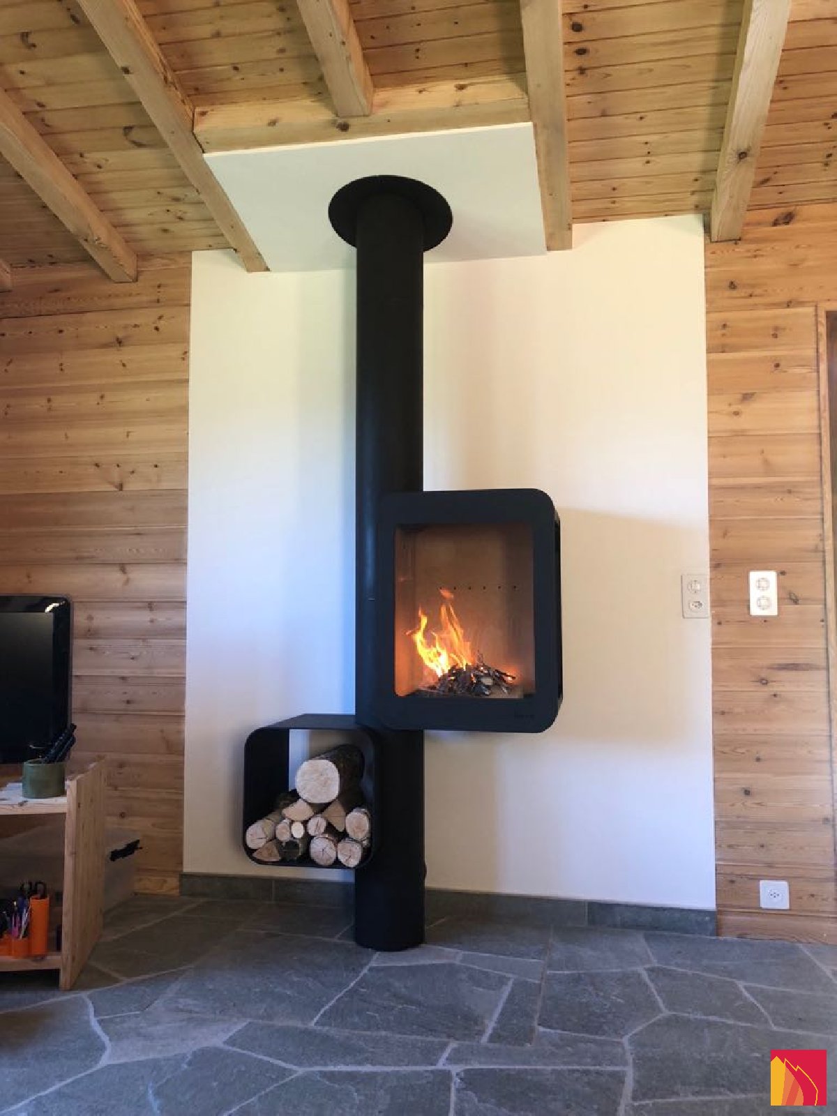 Fireplace Focus Grappus - Carron-Lugon